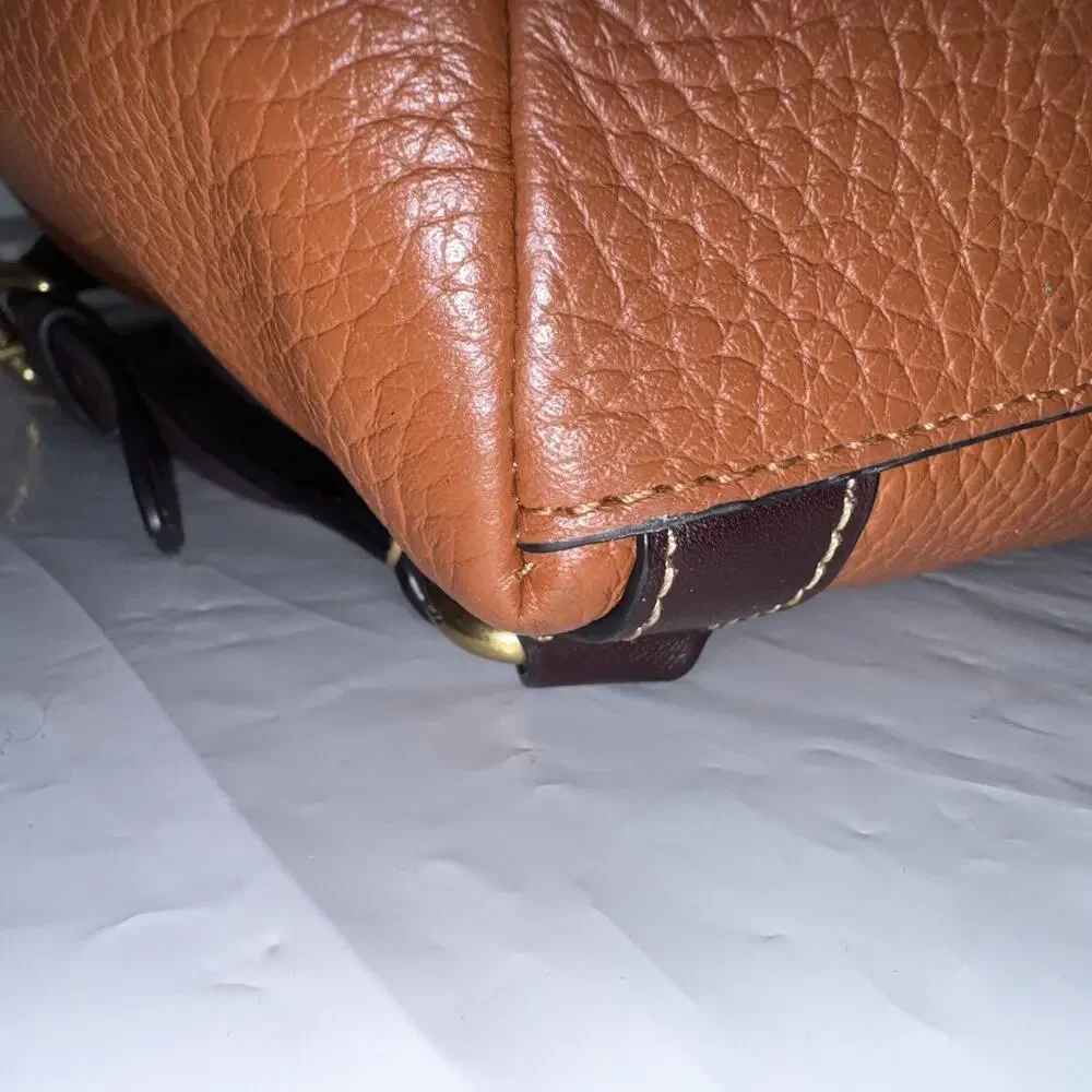 Coach Reloved CS757 B4MBV Riya Backpack In Colorblock Brown Leather - Picture 9 of 16